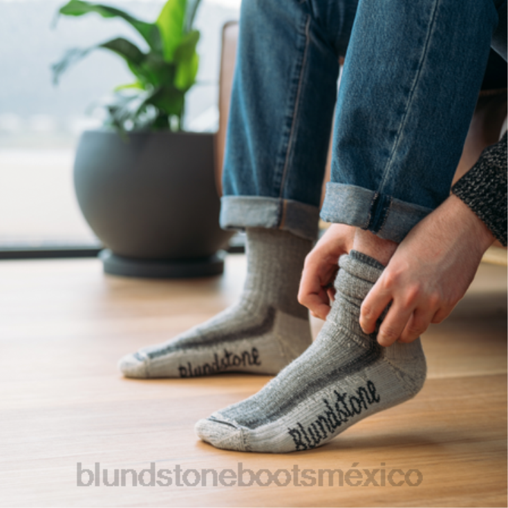 Blundstone Boots 66V0261 Blundstone calcetines de lana merino gris/negro