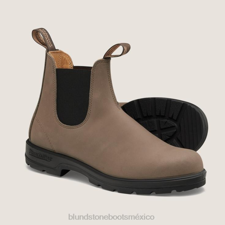 Blundstone Boots 66V0219 Blundstone botas chelsea clásicas para hombre gris pardo