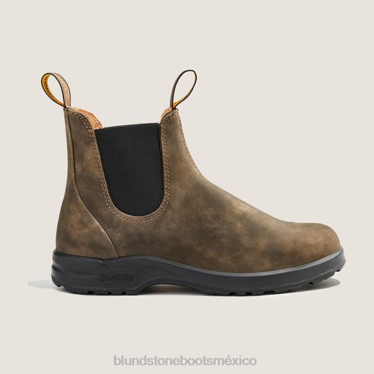 Blundstone Boots 66V0225 Blundstone botas chelsea todoterreno para hombre marrón rústico