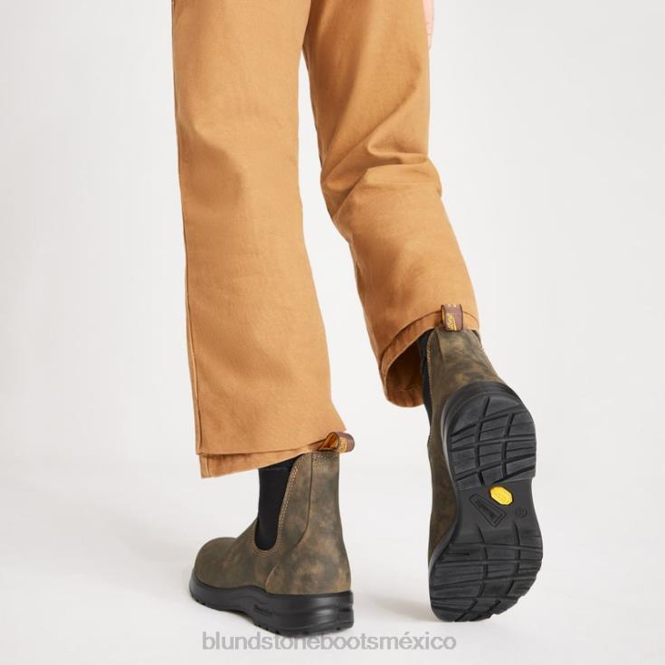 Blundstone Boots 66V0225 Blundstone botas chelsea todoterreno para hombre marrón rústico