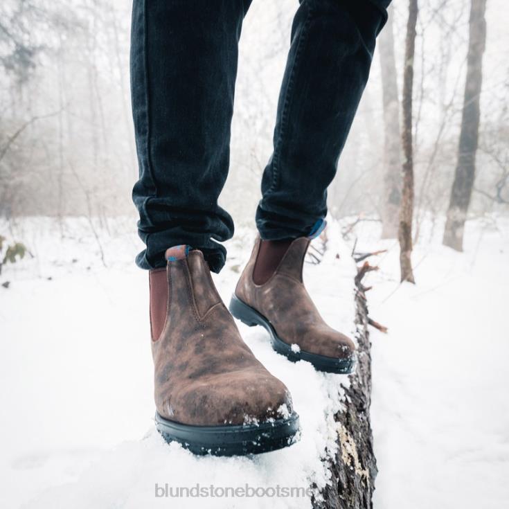 Blundstone Boots 66V0240 Blundstone botas chelsea térmicas para hombre marrón rústico