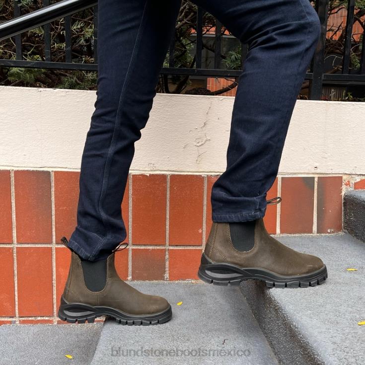 Blundstone Boots 66V0243 Blundstone botas chelsea con tacos para hombre oliva oscuro