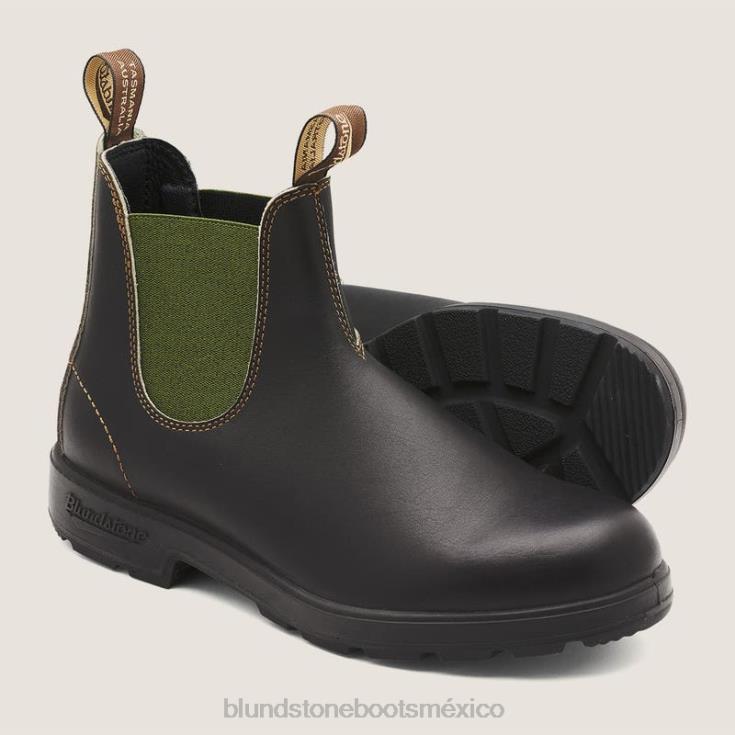 Blundstone Boots 66V024 Blundstone botas chelsea originales para hombre marrón fuerte/oliva