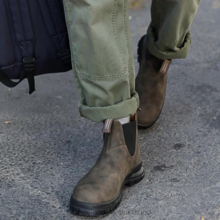 Blundstone Boots México 66V0245 Blundstone botas chelsea con tacos para hombre marrón rústico