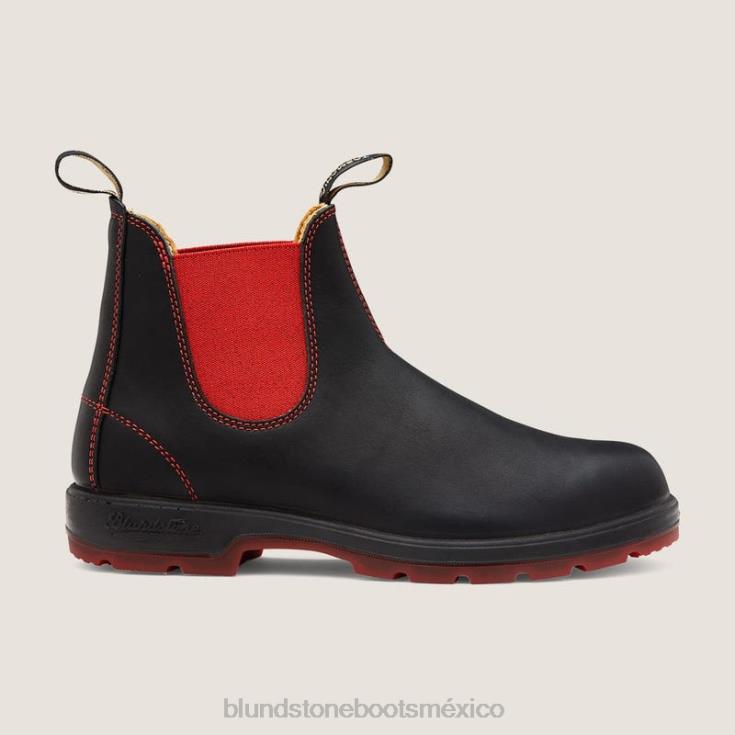 negro/rojo