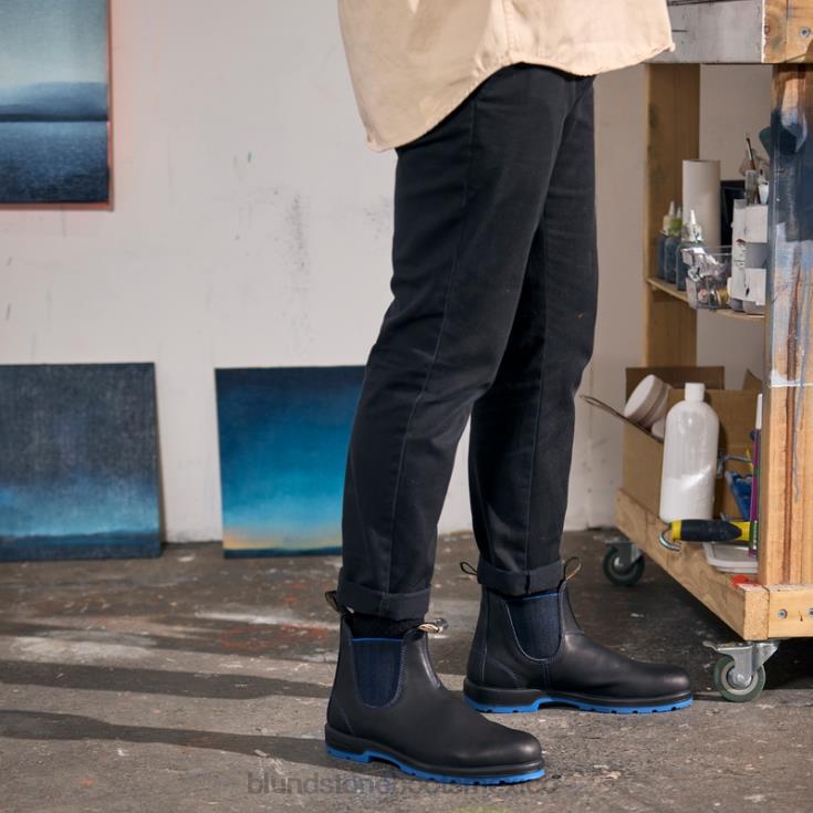 Blundstone Mexico 66V0220 Blundstone botas chelsea clásicas para hombre negro/azul