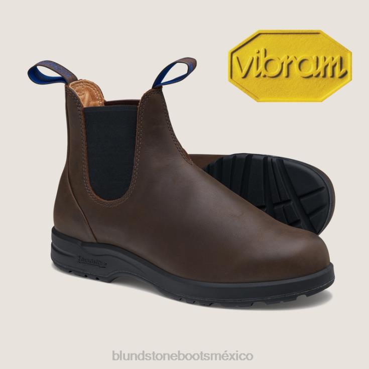 Blundstone Mexico 66V0223 Blundstone botines chelsea térmicos todoterreno para hombre marrón antiguo