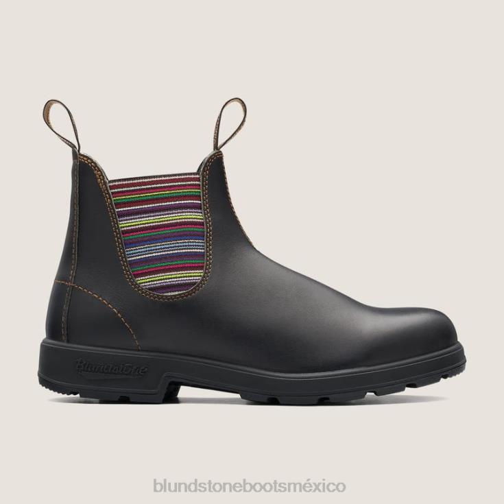 Blundstone Boots México 66V0272 Blundstone botas chelsea originales de mujer marrón fuerte/rayas