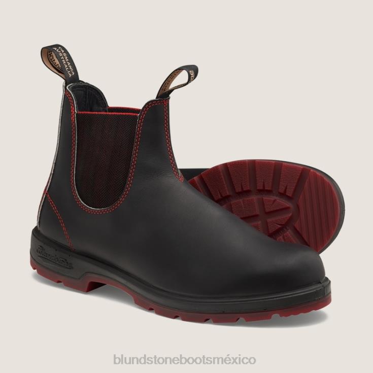 Blundstone Boots México 66V0293 Blundstone botas chelsea clasicas de mujer negro/rojo