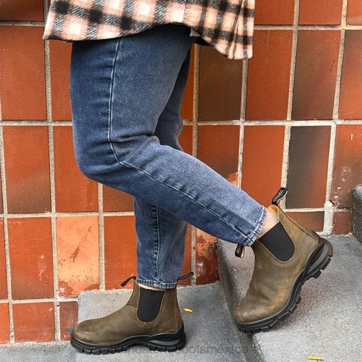 Blundstone Mexico 66V02113 Blundstone botas chelsea con tacos para mujer oliva oscuro