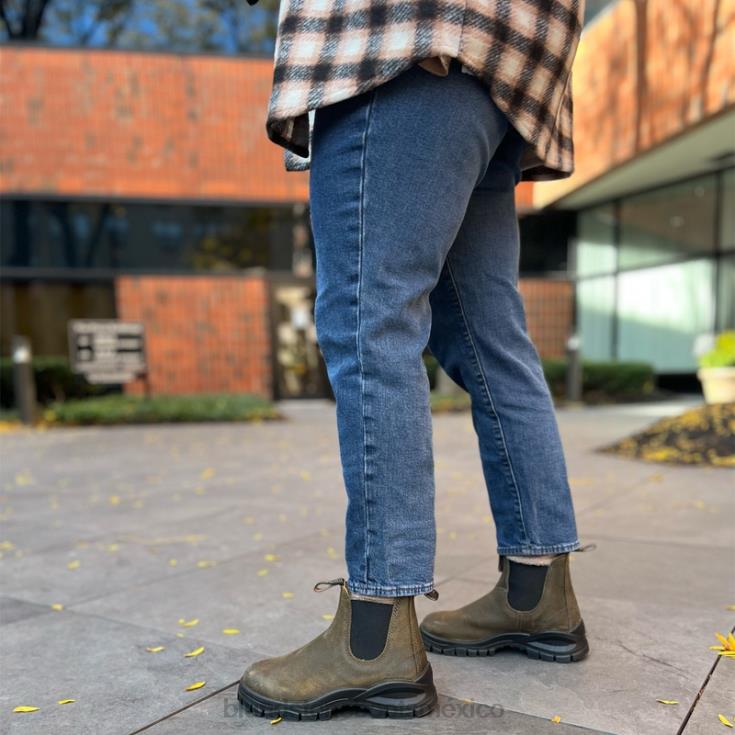 Blundstone Mexico 66V02113 Blundstone botas chelsea con tacos para mujer oliva oscuro
