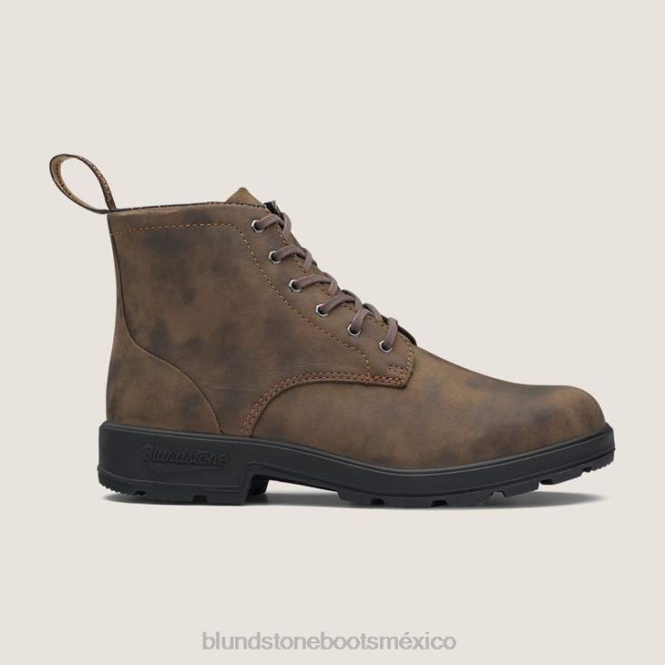 Blundstone Mexico 66V02185 Blundstone botas con cordones originales de mujer marrón rústico
