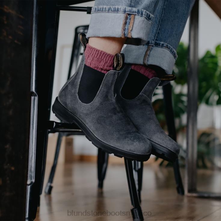Blundstone Boots México 66V0284 Blundstone botas de ante originales de mujer gris acero