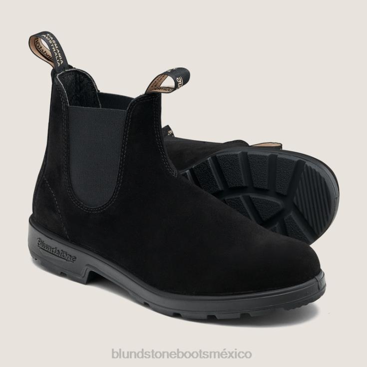 Blundstone Mexico 66V0268 Blundstone botas de ante originales de mujer ante negro