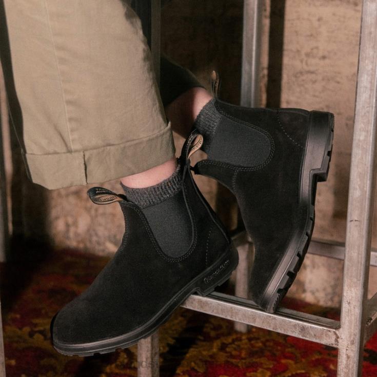 Blundstone Mexico 66V0268 Blundstone botas de ante originales de mujer ante negro