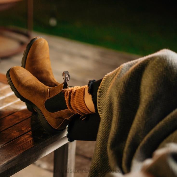 Blundstone Mexico 66V0283 Blundstone botas de ante originales de mujer tabaco