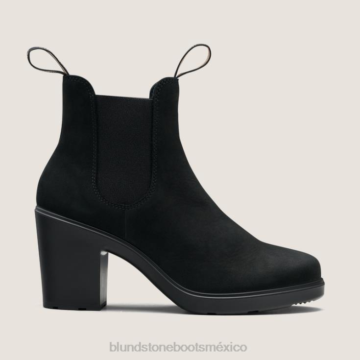 Blundstone Boots México 66V02135 Blundstone botas de tacón alto para mujer nubuck negro