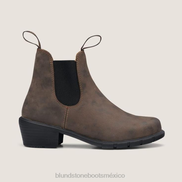 Blundstone Mexico 66V02104 Blundstone botas de tacón de mujer marrón rústico