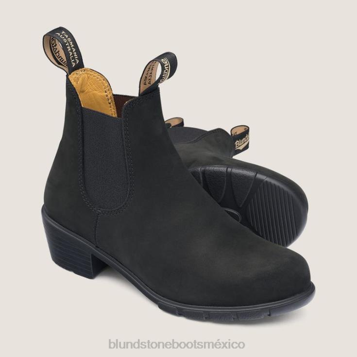 Blundstone Mexico 66V02188 Blundstone botas de tacón de mujer nubuck negro
