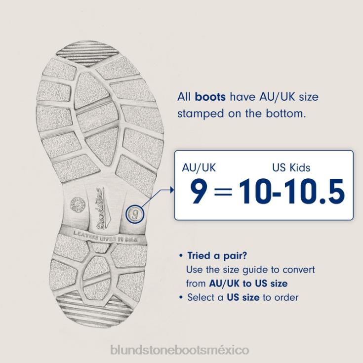 Blundstone Boots 66V02166 Blundstone botas chelsea para niños marrón rústico