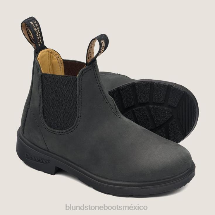 Blundstone Boots 66V02169 Blundstone botas chelsea para niños negro rustico