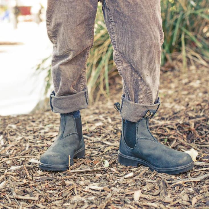 Blundstone Boots 66V02169 Blundstone botas chelsea para niños negro rustico