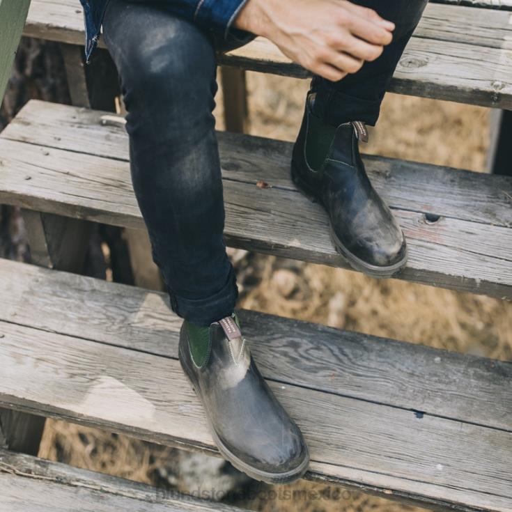 Blundstone Mexico 66V02161 Blundstone botas chelsea originales juveniles marrón fuerte/oliva